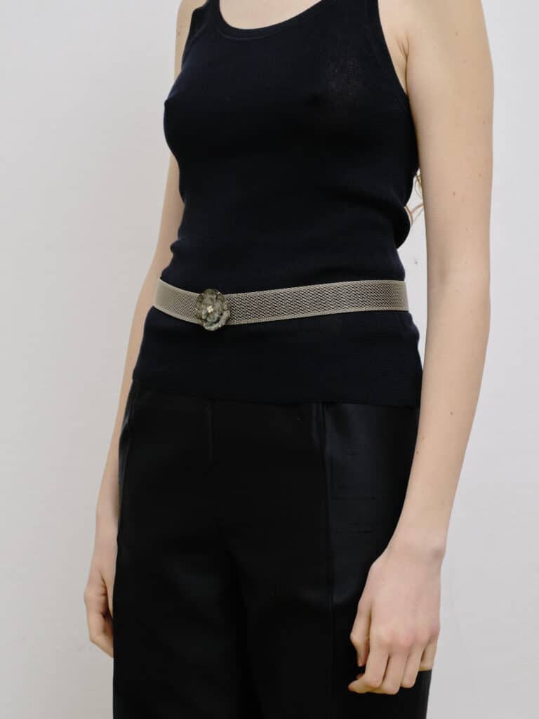Mesh and mother-of-pearl belt, photo 2 of 2