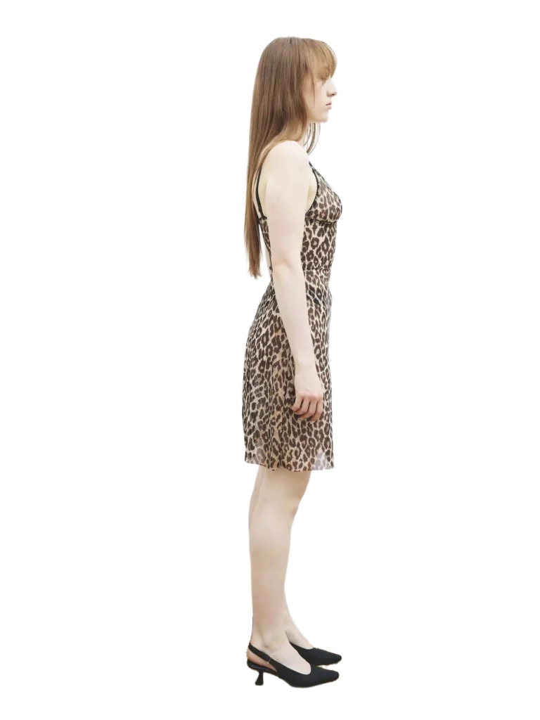 Leopard print tulle dress, photo 2 of 4
