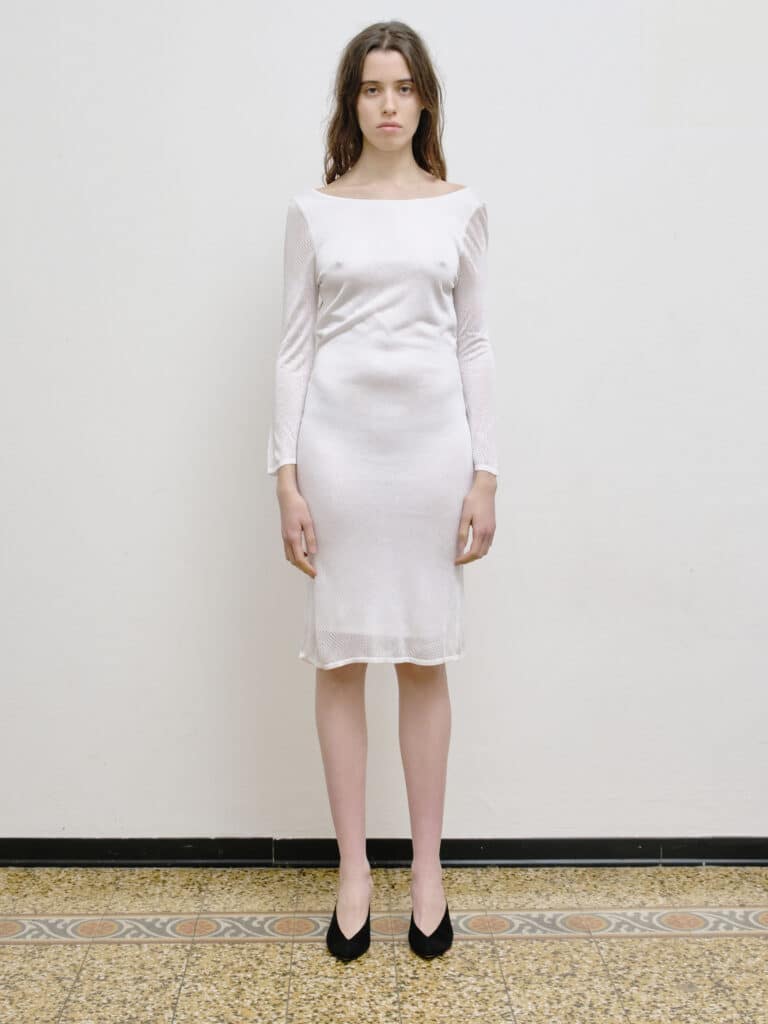 By Tom Ford, perforated viscose dress, S.