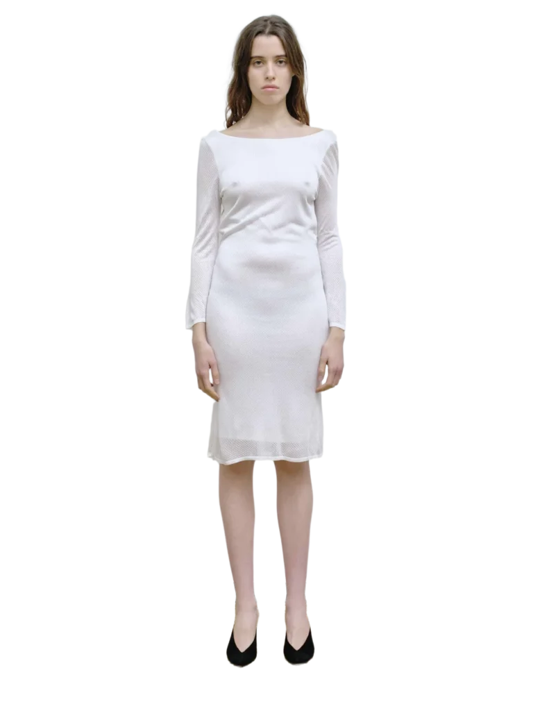 By Tom Ford, abito in viscosa traforata.