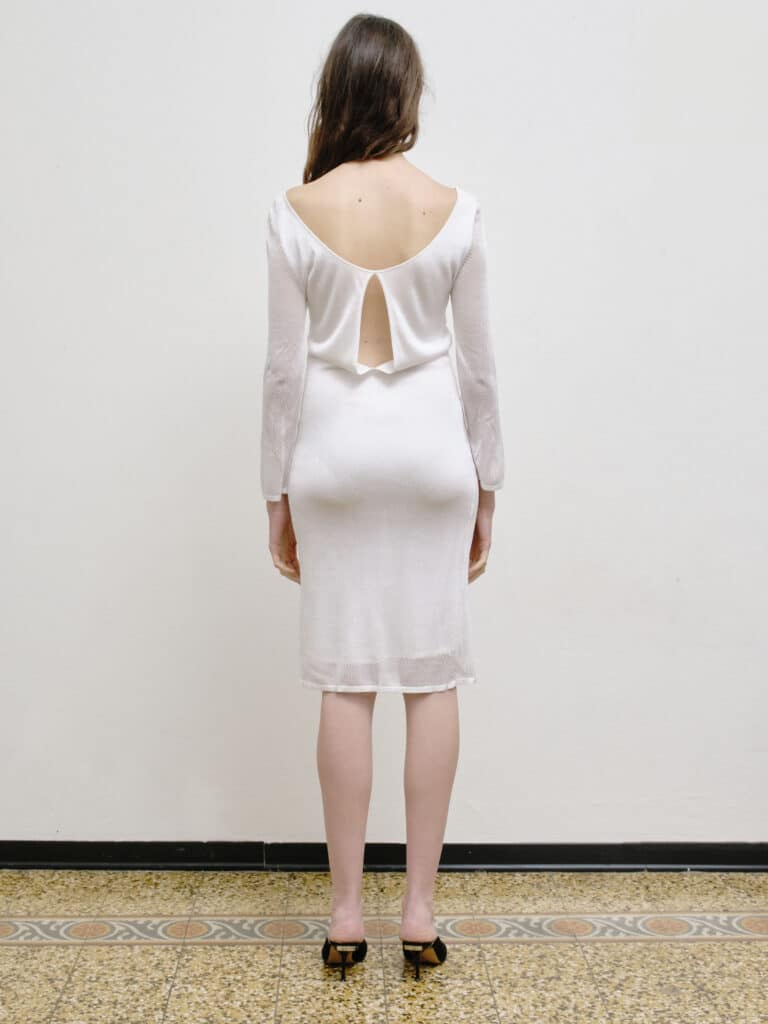 By Tom Ford, perforated viscose dress, S., photo 3 of 4