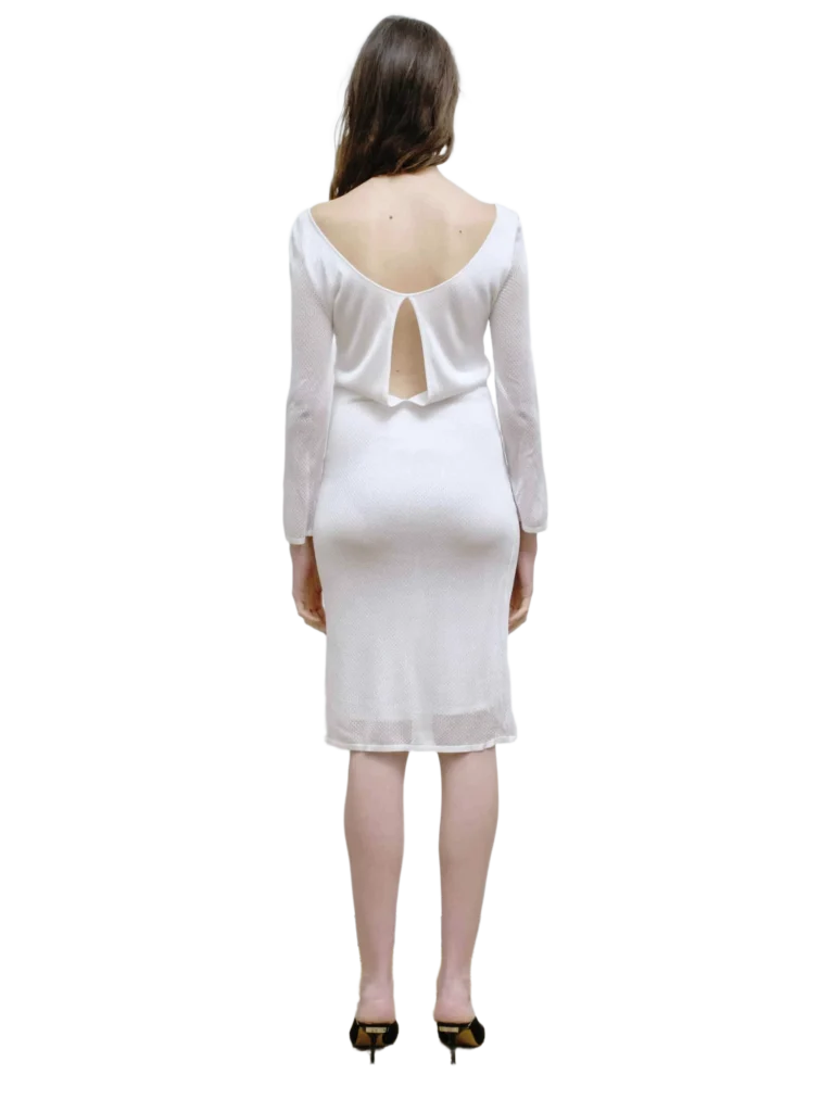 By Tom Ford, abito in viscosa traforata., foto 3 di 4