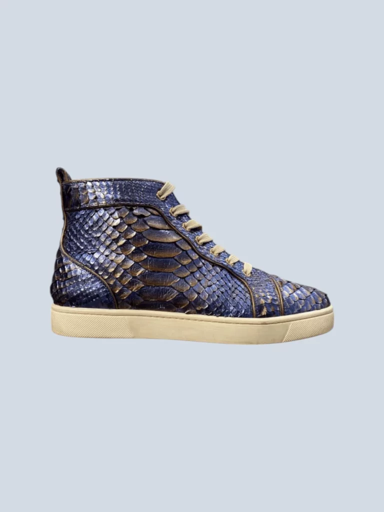 Sneakers in pelle esotica, 40.