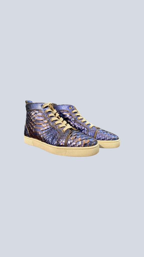 Sneakers in pelle esotica, 40., foto 2 di 5