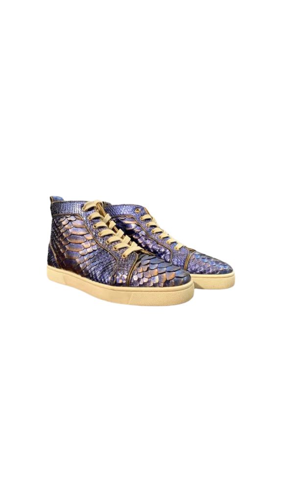 Sneakers in pelle esotica., foto 2 di 5