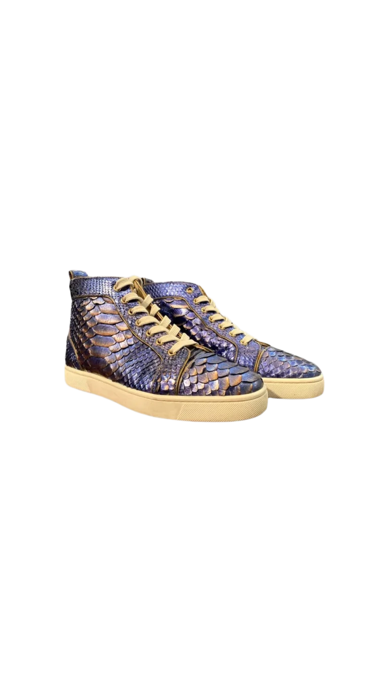 Sneakers in pelle esotica., foto 2 di 5