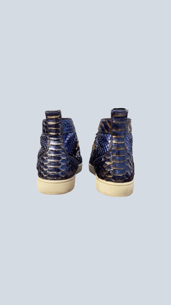 Sneakers in pelle esotica, 40., foto 4 di 5