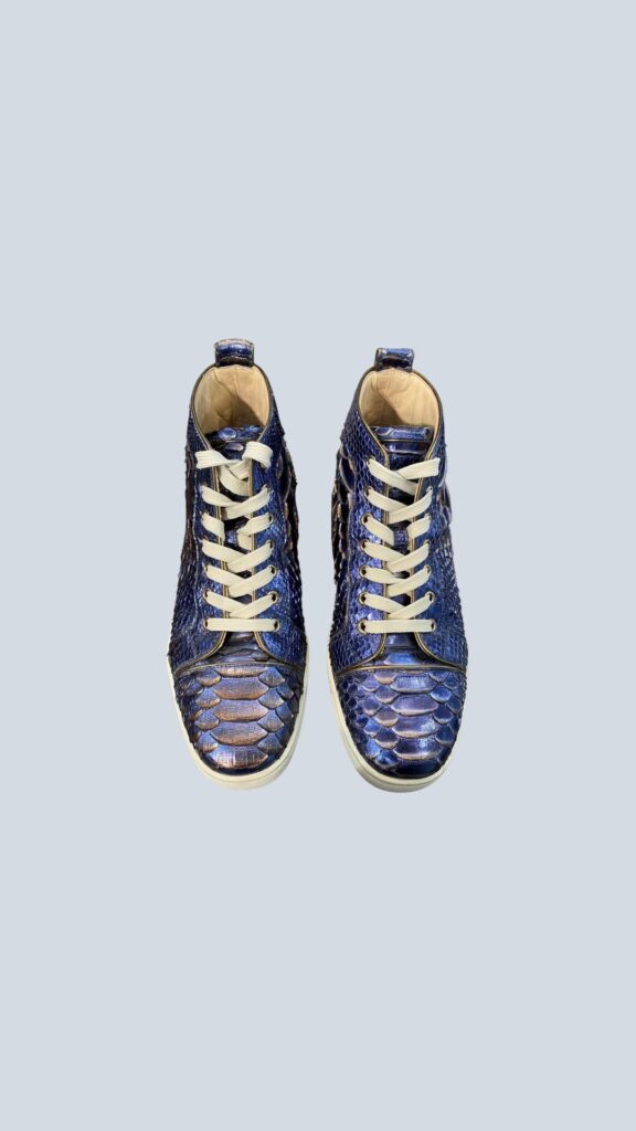 Sneakers in pelle esotica, 40., foto 3 di 5