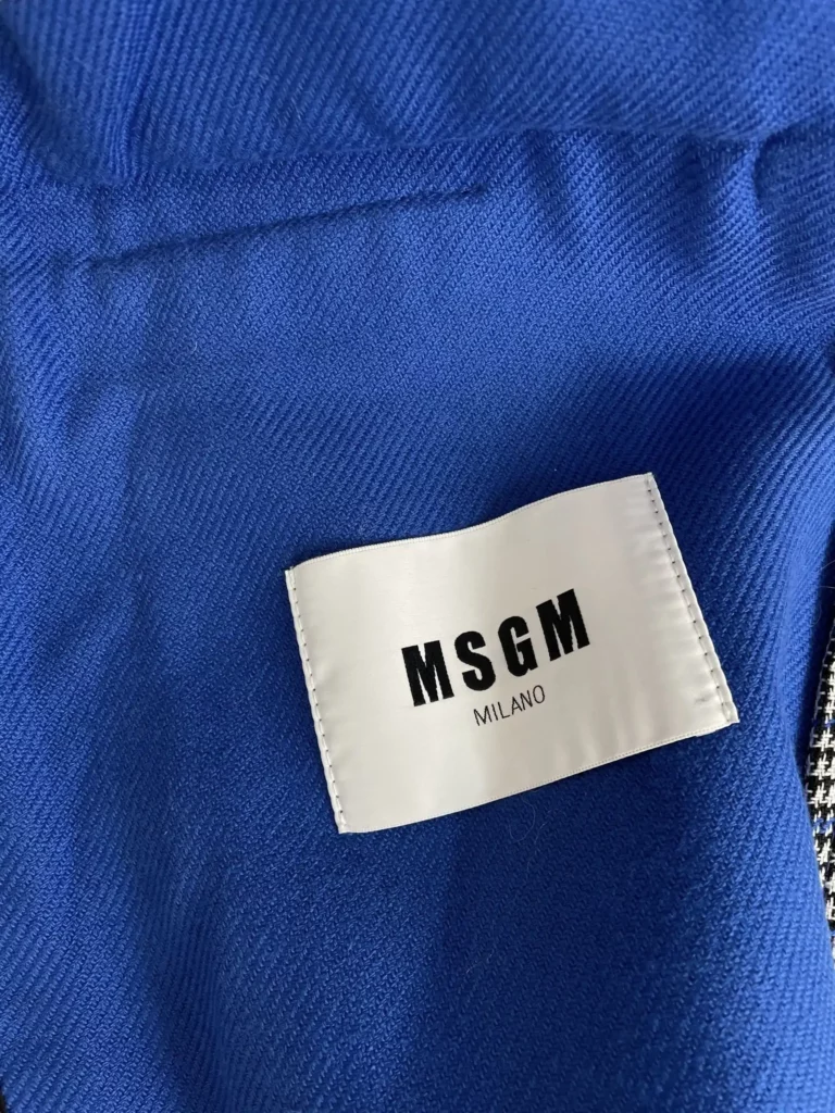 Cappotto in misto lana motivo pied de poule, 38., foto 5 di 6