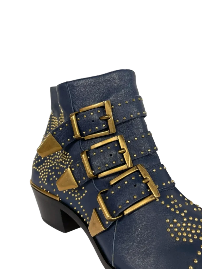 Susanna leather and metal ankle boots, photo 6 of 8