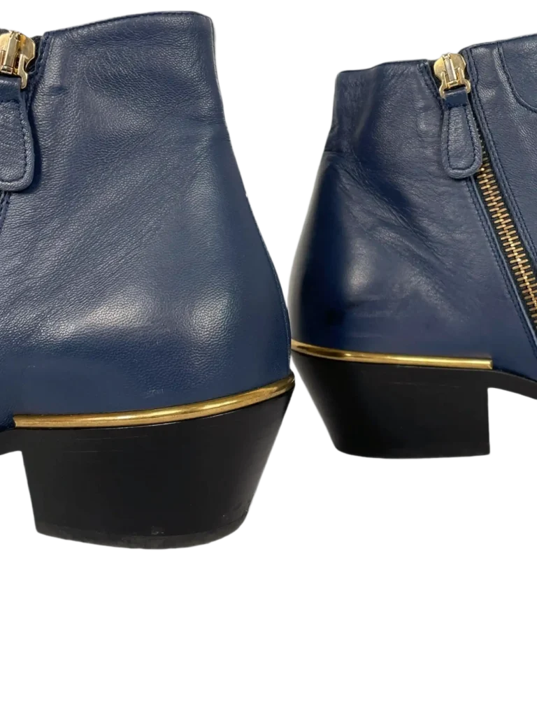 Susanna leather and metal ankle boots, photo 7 of 8
