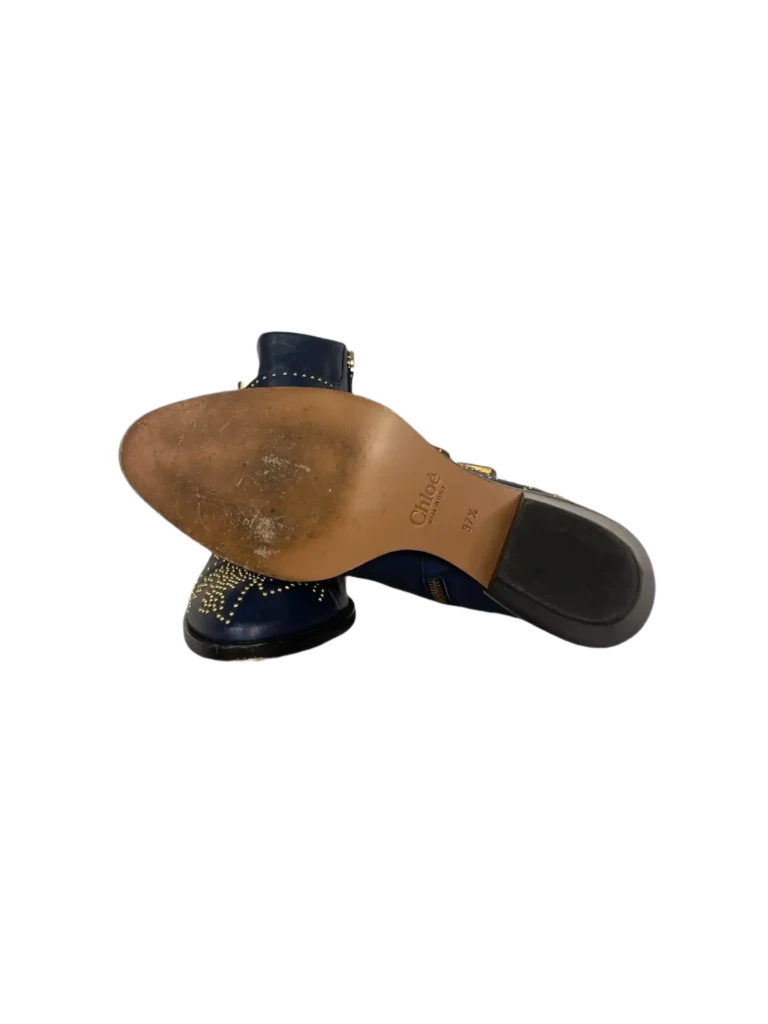 Susanna leather and metal ankle boots, photo 5 of 8