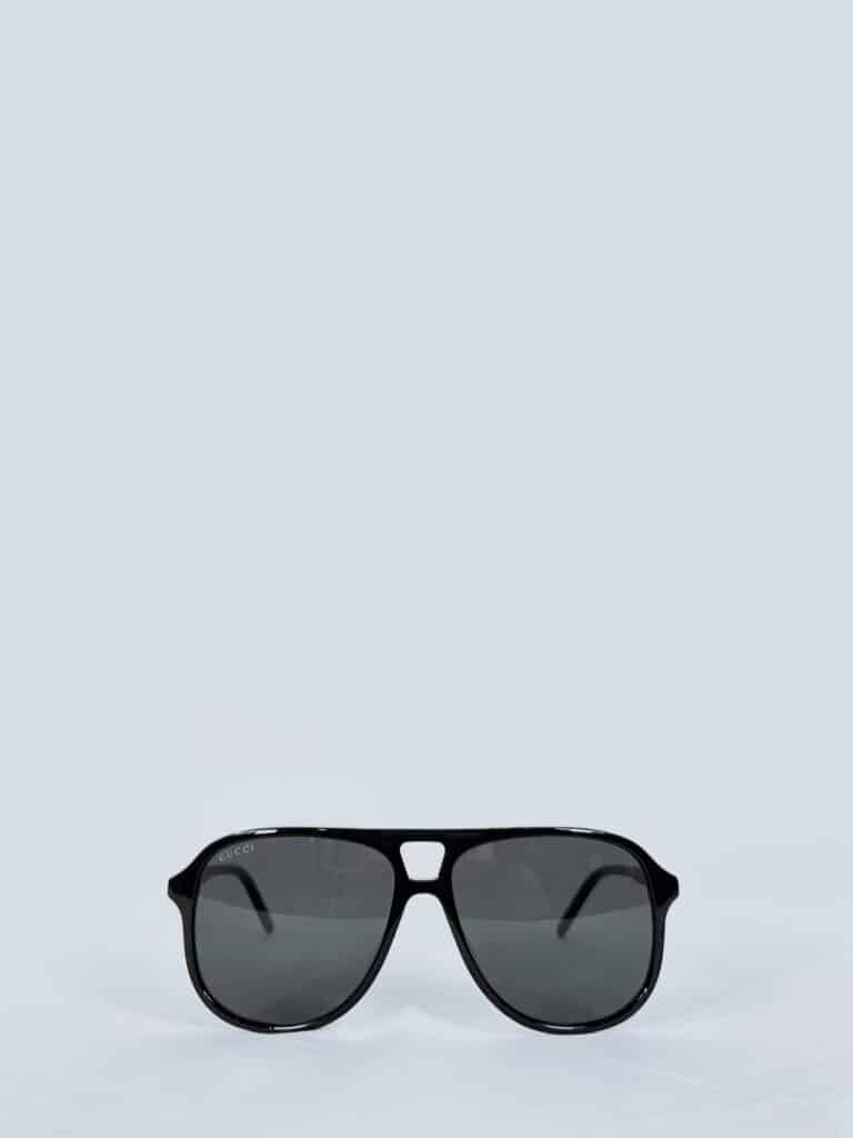 Occhiali da sole Aviator in acetato e metallo., foto 2 di 3