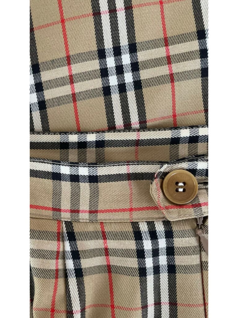 Check print cotton midi skirt, 42., photo 5 of 7