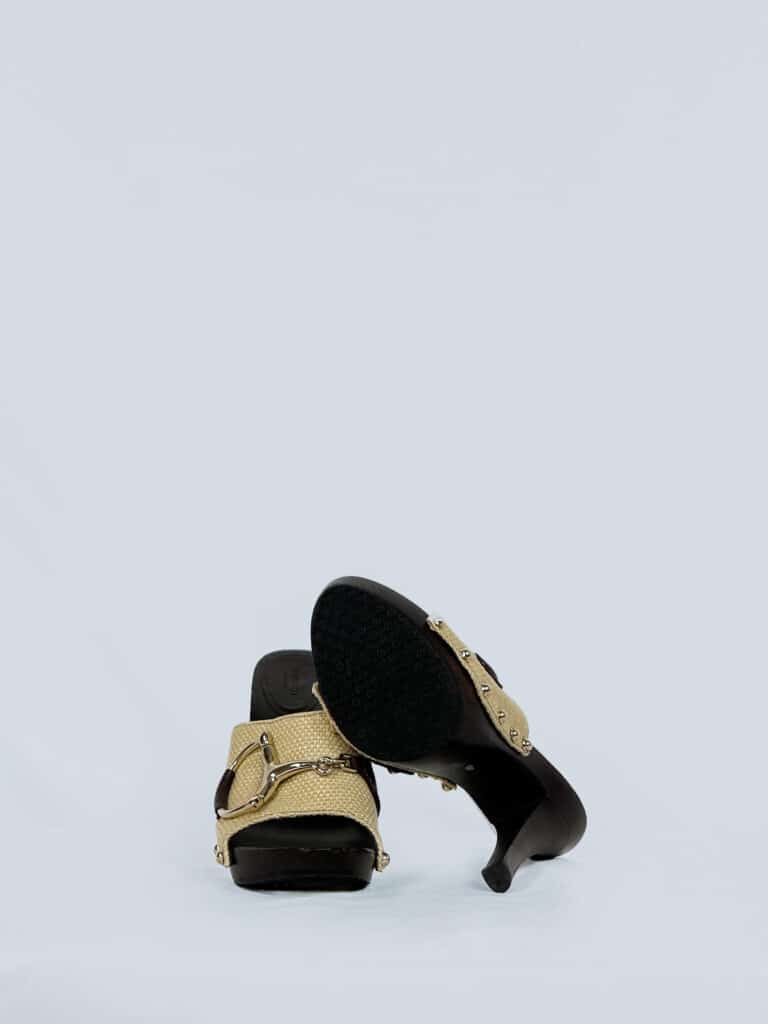 Mules Horsebit in legno, 35., foto 5 di 5