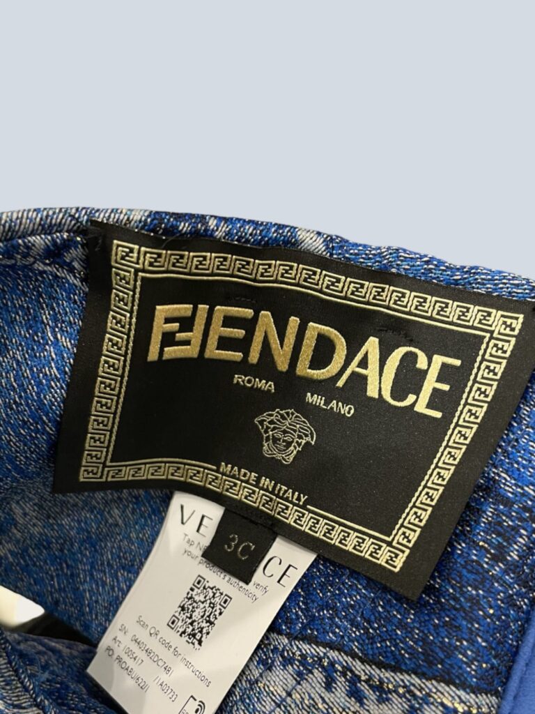 Bralette effetto denim FF, 3C., foto 5 di 5