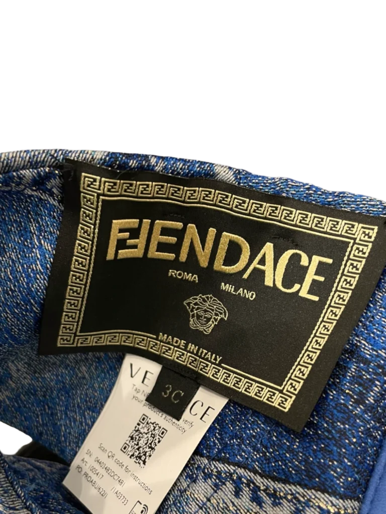 FF. denim-effect bralette, photo 5 of 5