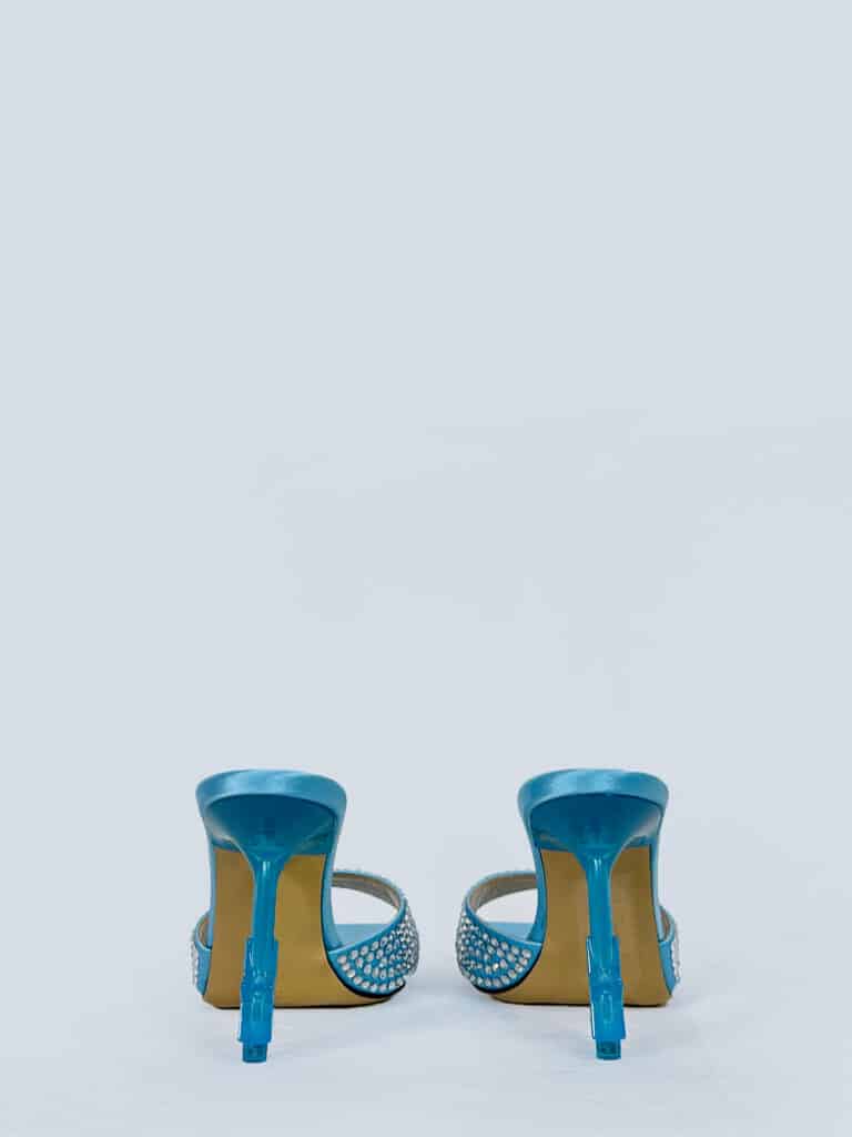 Mules Star in pvc e cristalli, 36,5., foto 4 di 5
