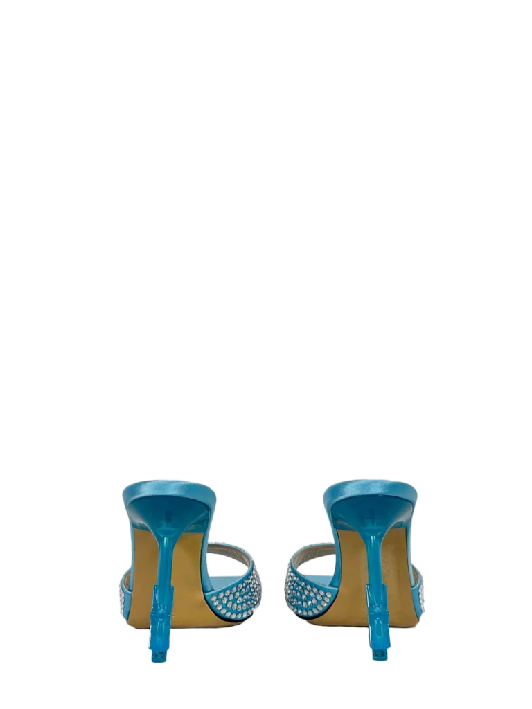 Star mules in PVC and crystals, photo 4 of 5