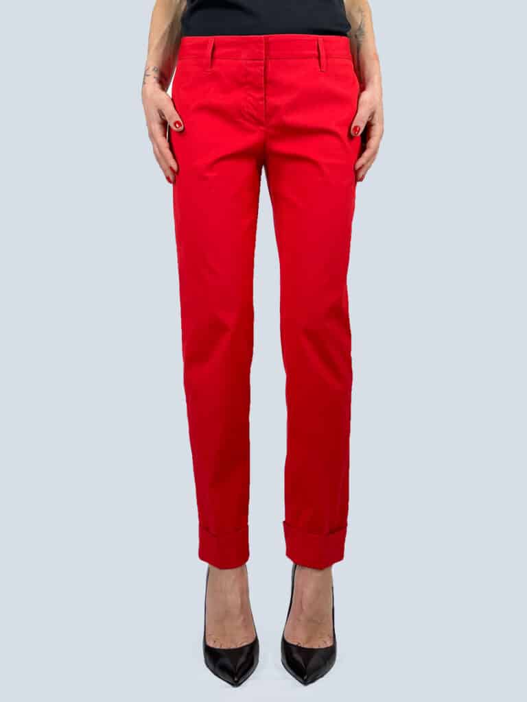 Pantaloni a sigaretta in cotone, 38.