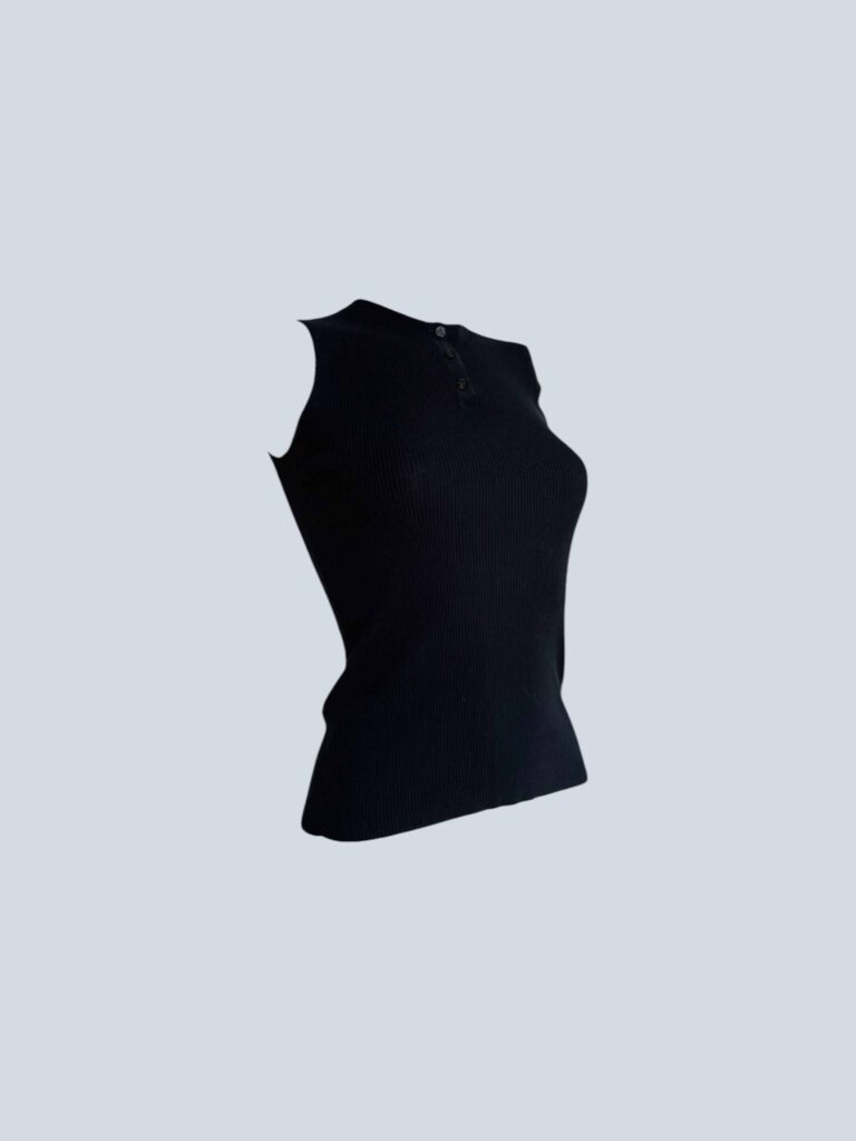 3-button ribbed top, 42., photo 3 of 8