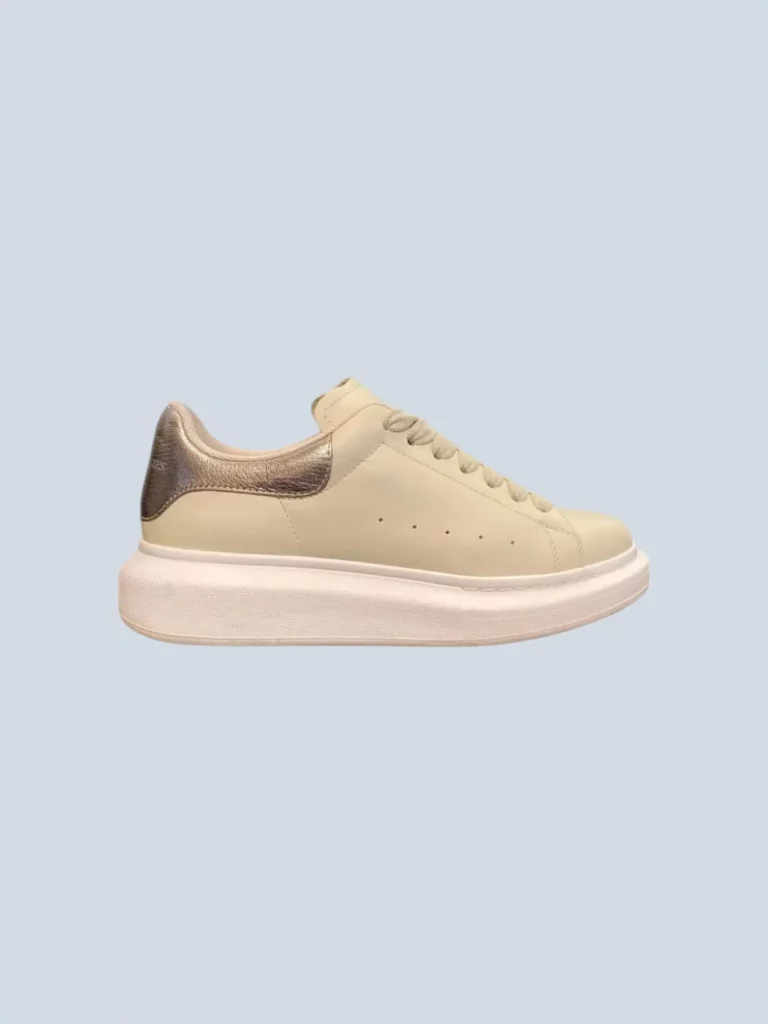 Leather Oversize Sneakers, 38.5.