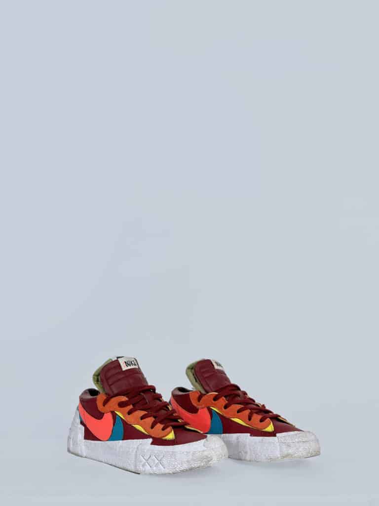 Sneakers Blazer Low Sacai KAWS Red, 42,5., foto 2 di 5