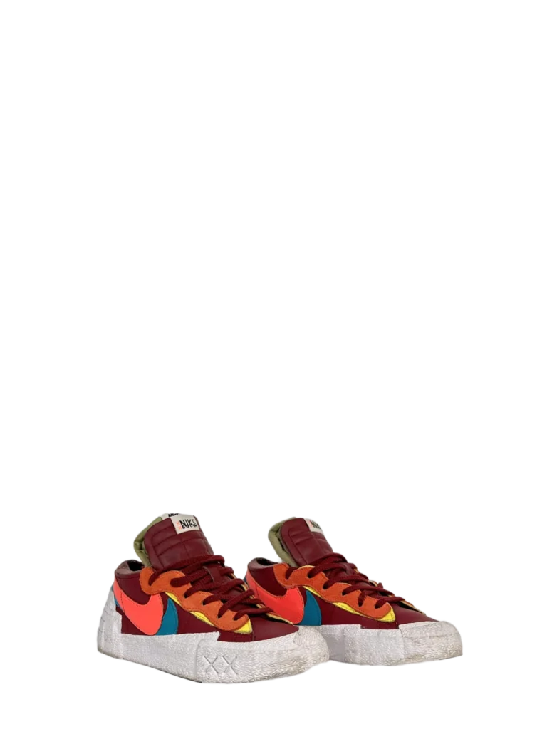 Sneakers Blazer Low Sacai KAWS Red., photo 2 of 5