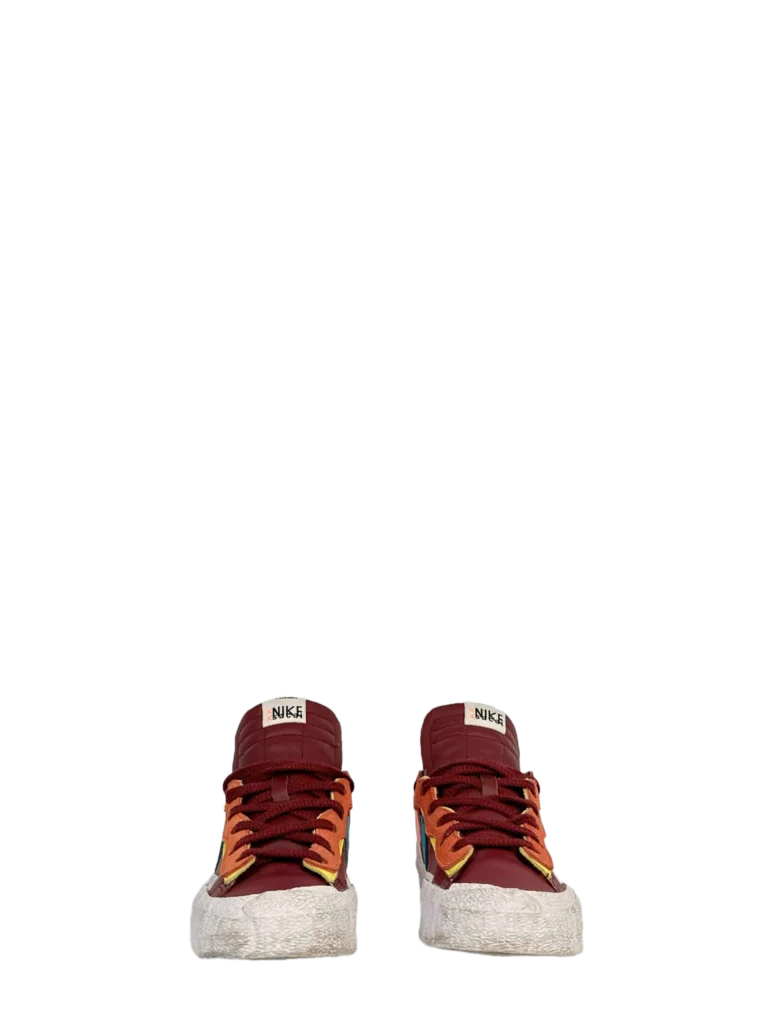Sneakers Blazer Low Sacai KAWS Red., photo 3 of 5