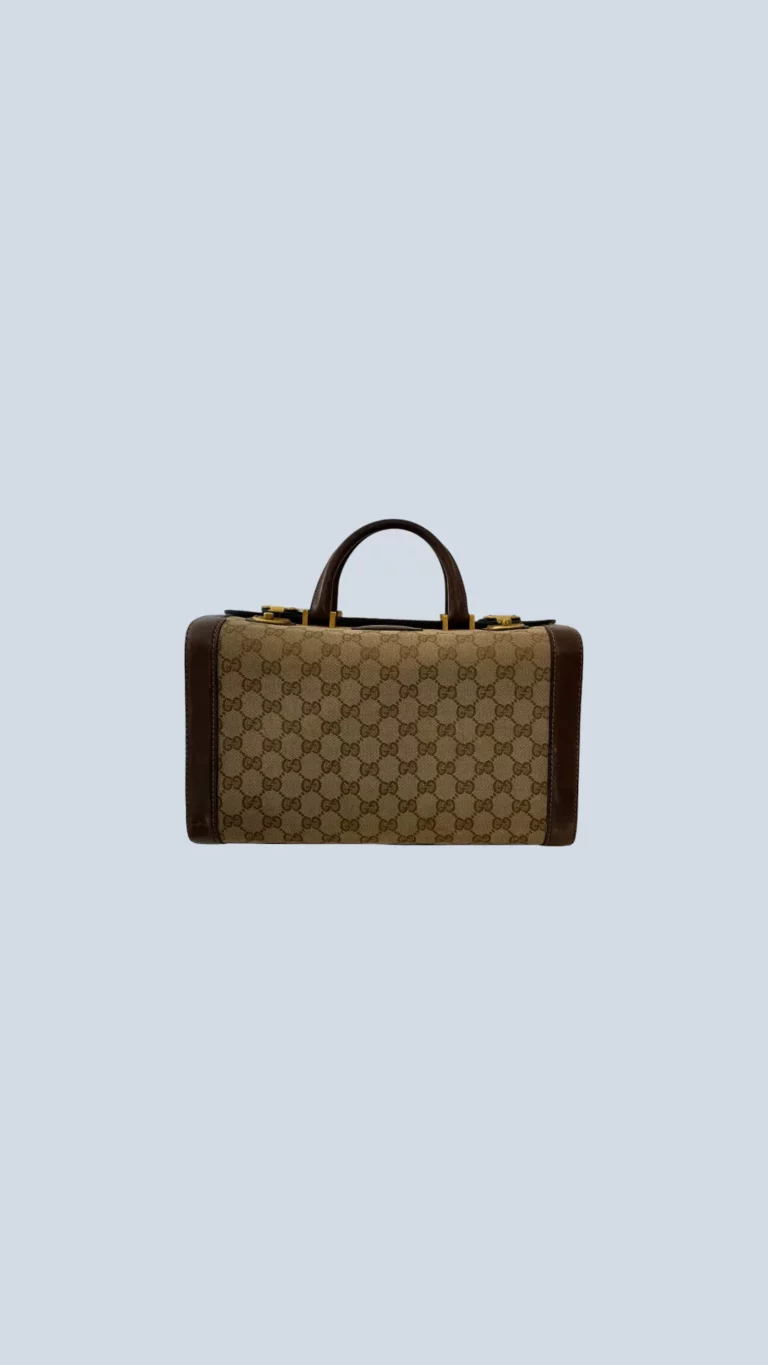 Beauty grande vintage in tela Monogram e pelle., foto 2 di 9