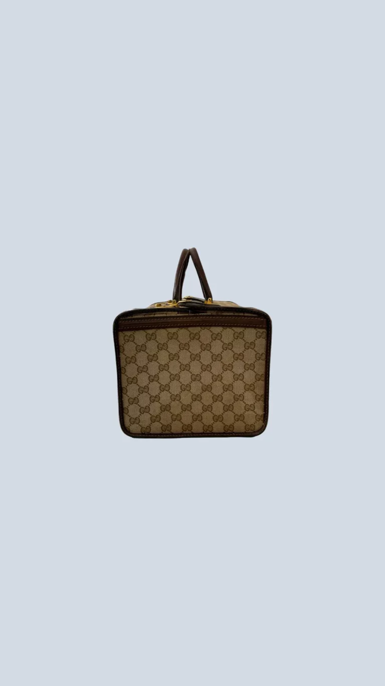 Beauty grande vintage in tela Monogram e pelle., foto 4 di 9