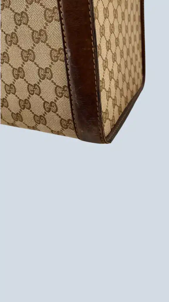 Beauty grande vintage in tela Monogram e pelle., foto 6 di 9