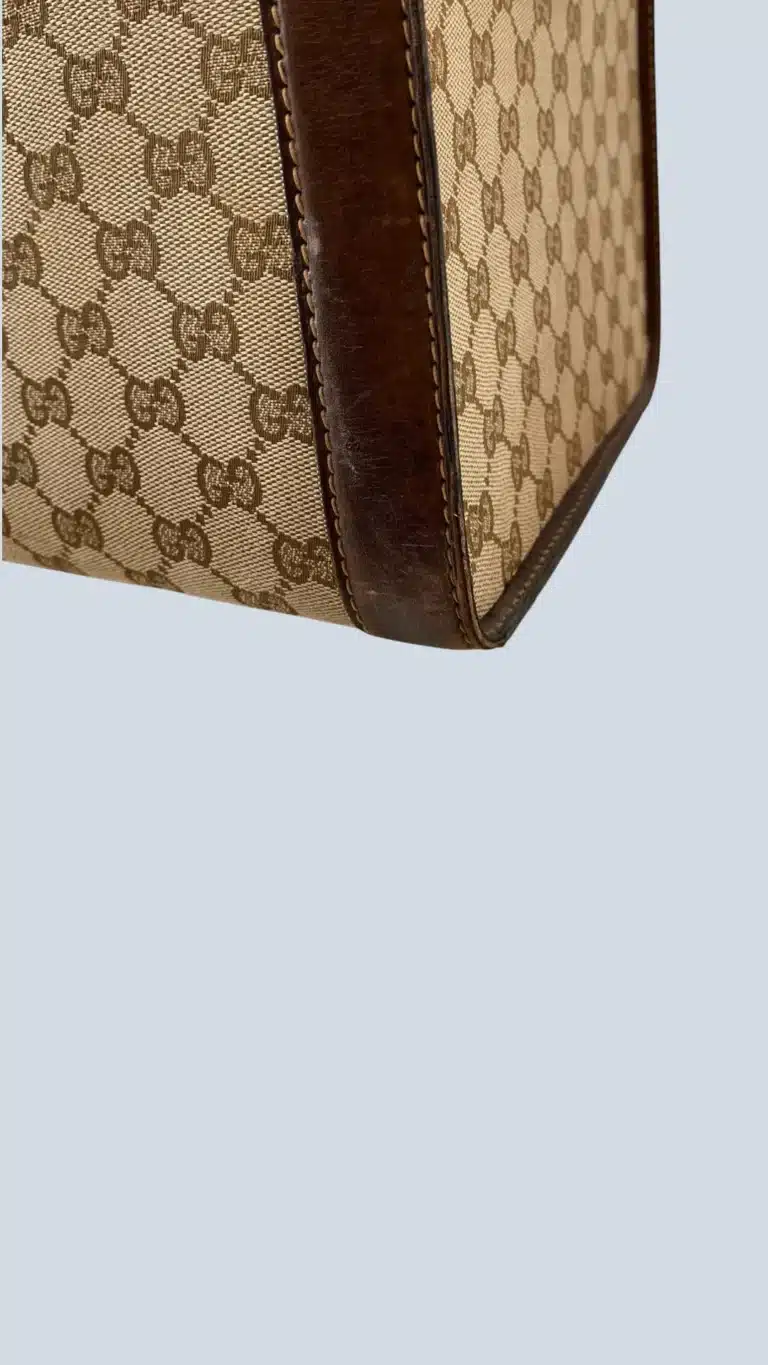 Beauty grande vintage in tela Monogram e pelle., foto 6 di 9