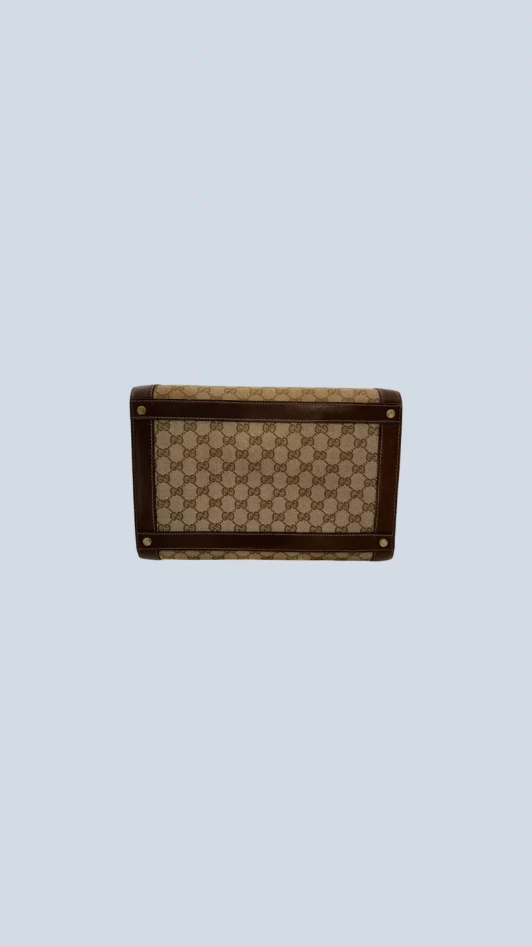 Beauty grande vintage in tela Monogram e pelle., foto 7 di 9