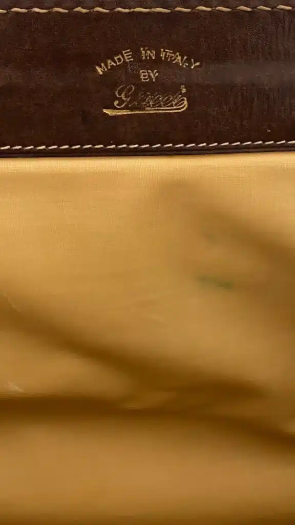 Beauty grande vintage in tela Monogram e pelle., foto 9 di 9