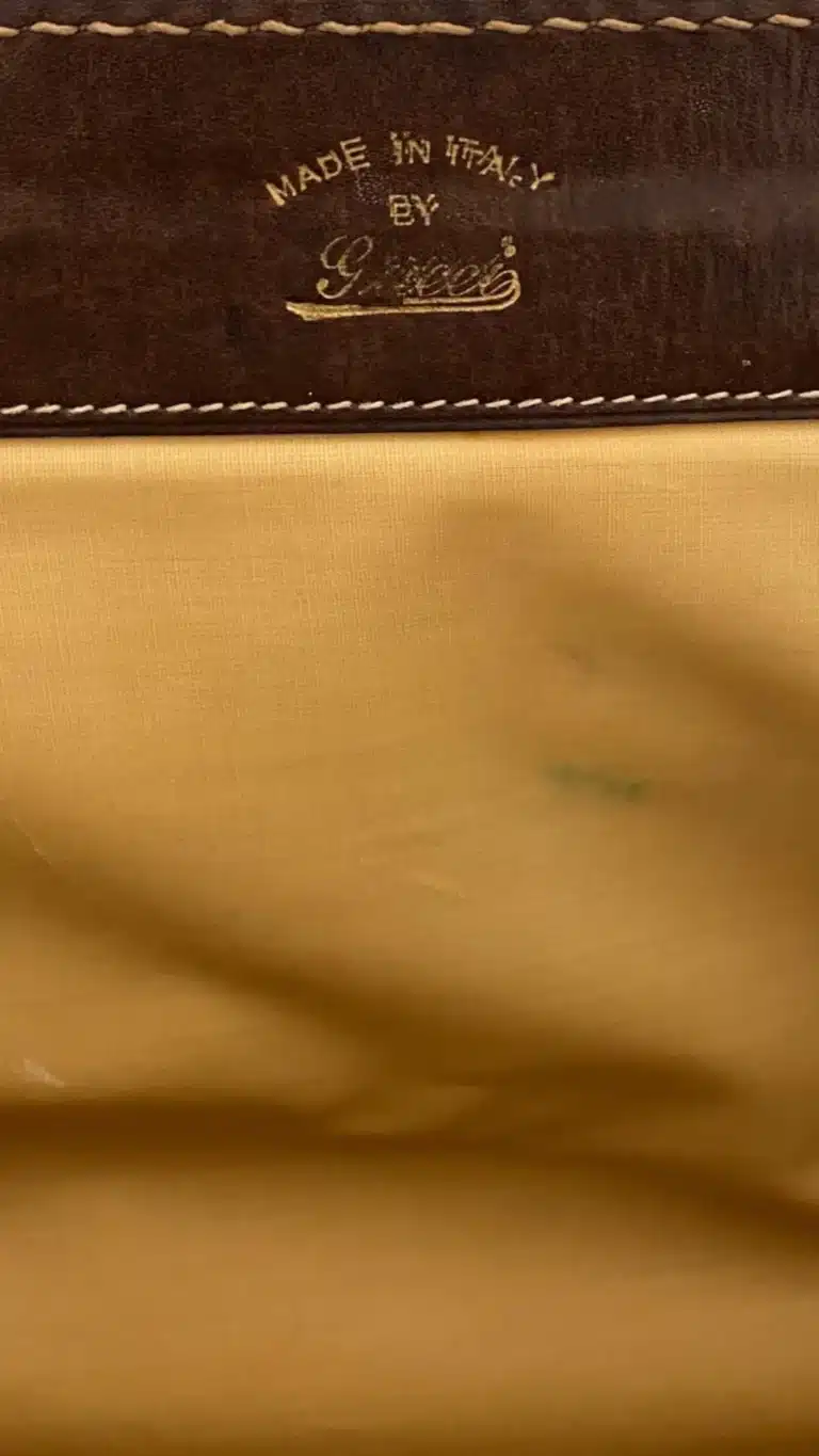 Beauty grande vintage in tela Monogram e pelle., foto 9 di 9