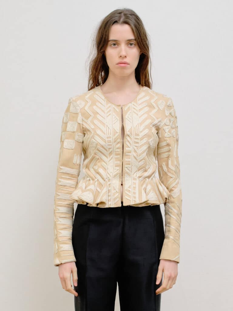 By Tom Ford, giacca corta ricami aztechi, 38.