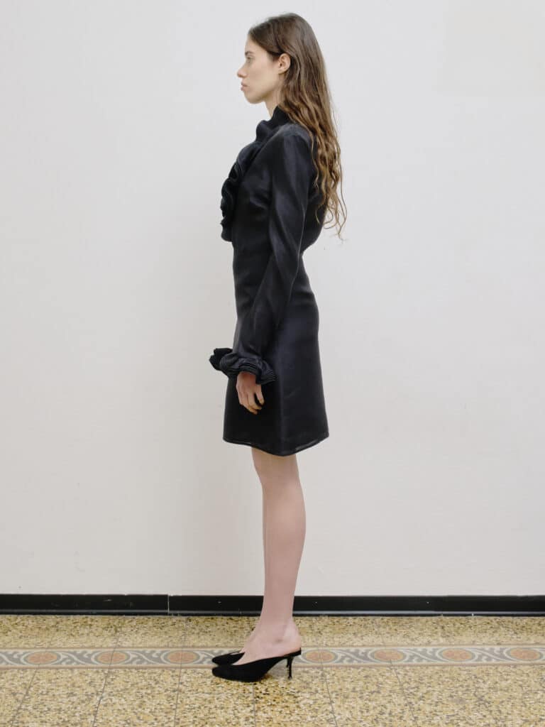 By Tom Ford, silk ruffled dress, 40., photo 2 of 4
