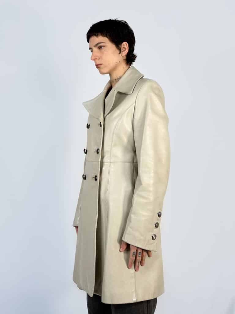 Trench in pelle, 40., foto 2 di 8