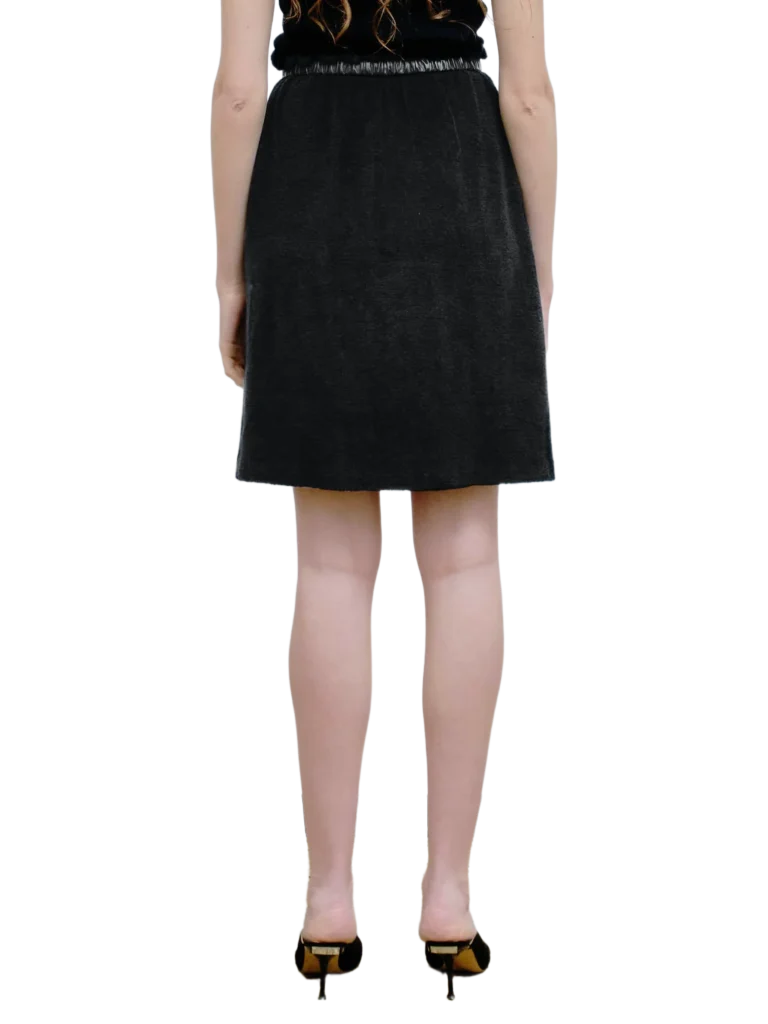 By Tom Ford, gonna in spugna con cintura in pelle., foto 3 di 4