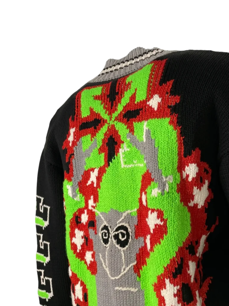Logo knit wool cardigan., photo 5 of 7