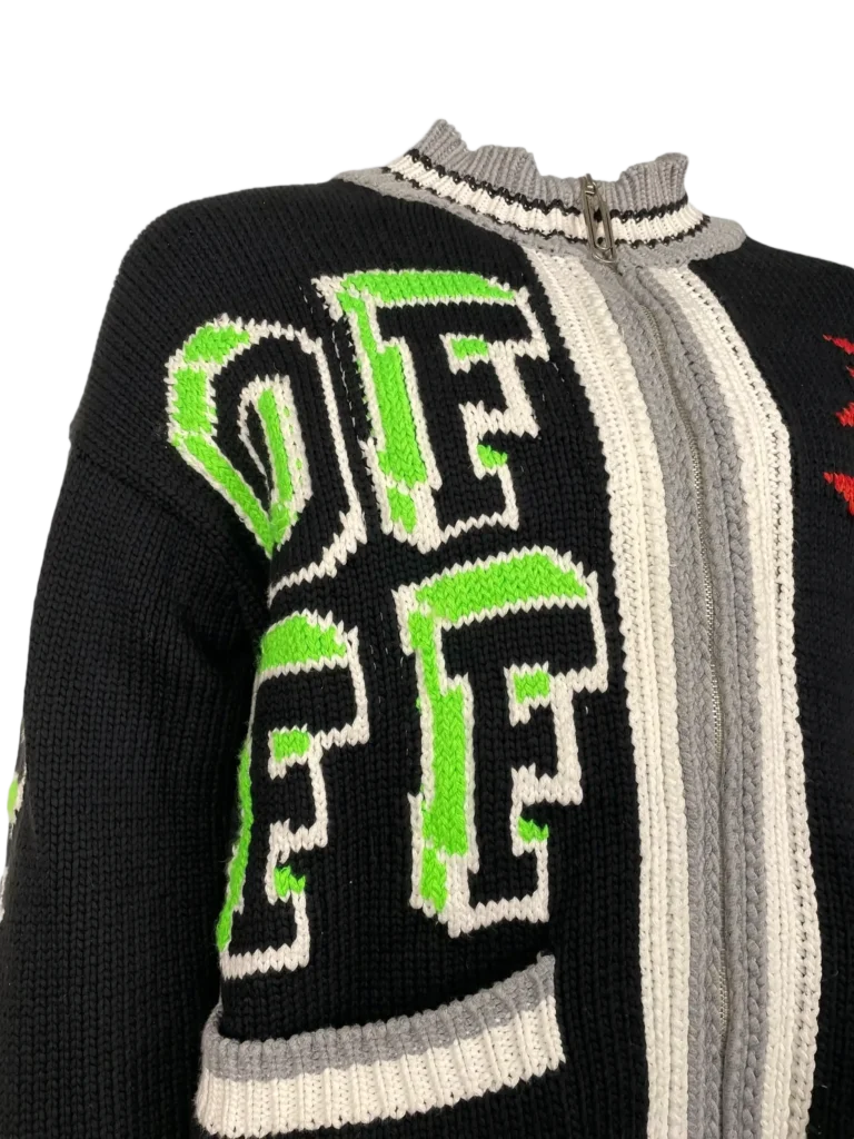 Logo knit wool cardigan., photo 4 of 7