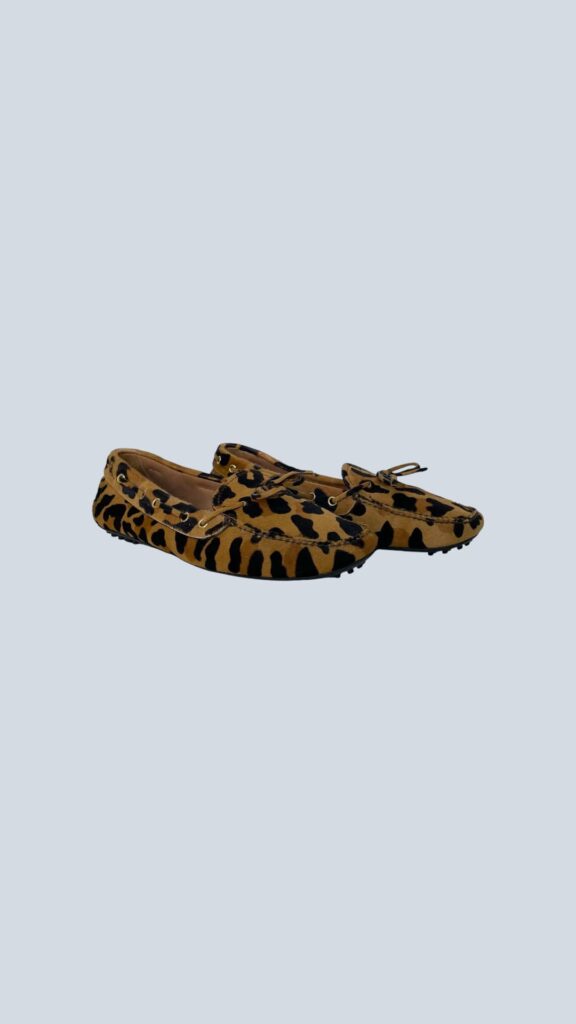 Mocassini in cavallino animalier, 40,5., foto 3 di 7