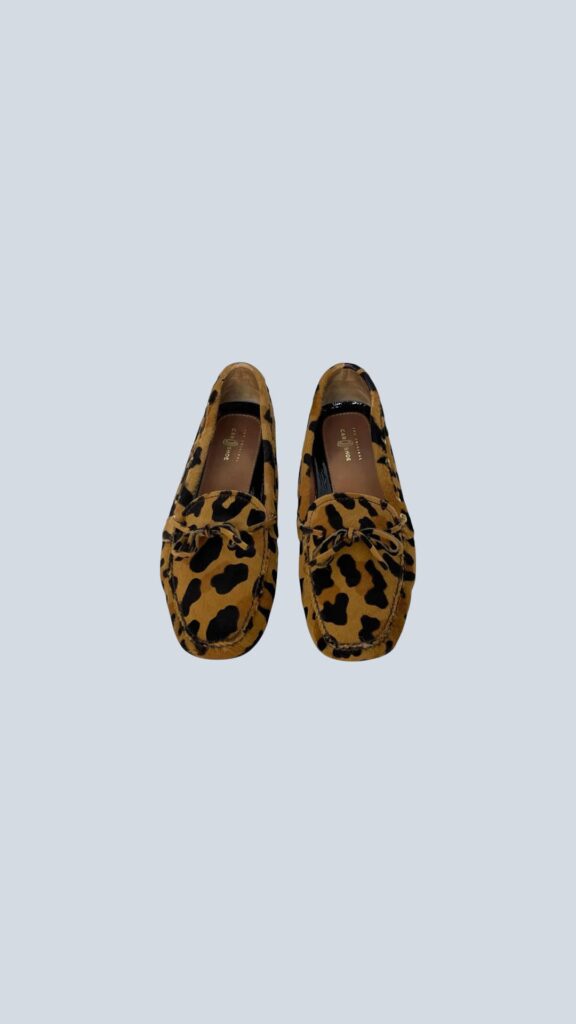 Mocassini in cavallino animalier, 40,5., foto 4 di 7