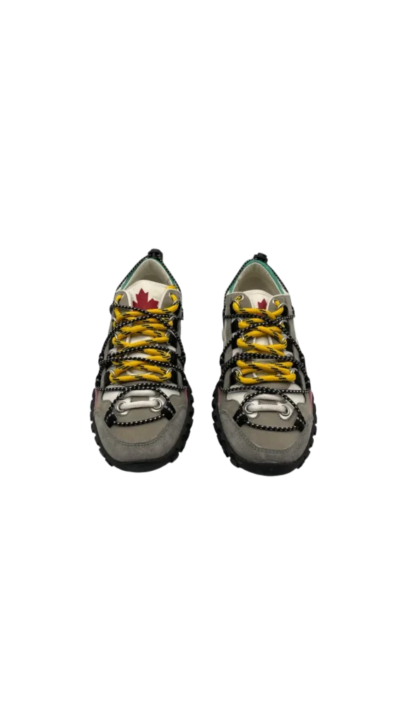 Multicolor leather and suede Legend sneakers, photo 3 of 5