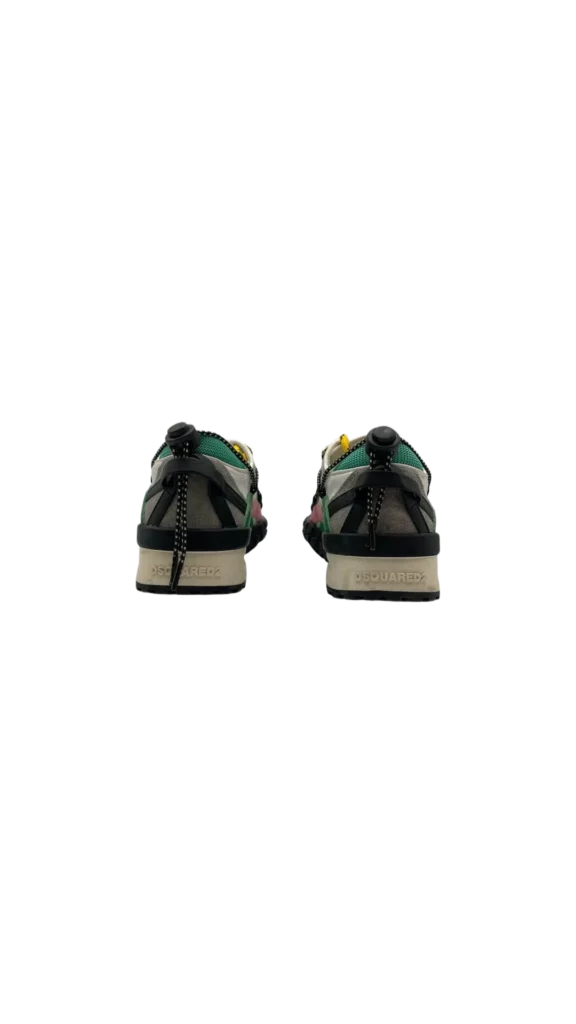 Multicolor leather and suede Legend sneakers, photo 4 of 5