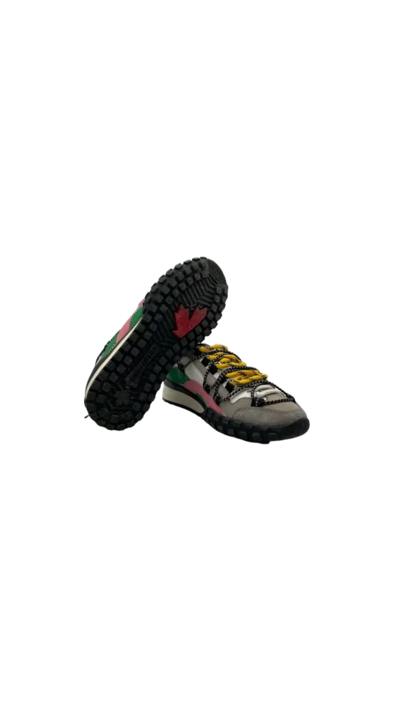 Multicolor leather and suede Legend sneakers, photo 5 of 5