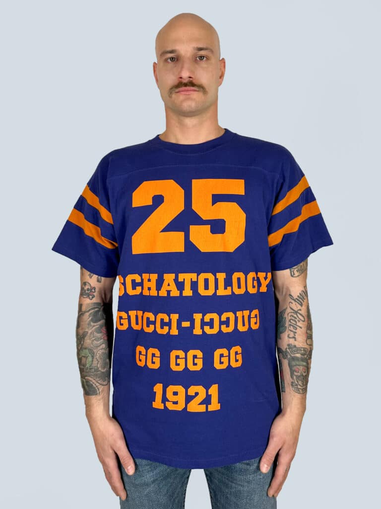 T-shirt “25 Eschatology 1921” in cotone, S.
