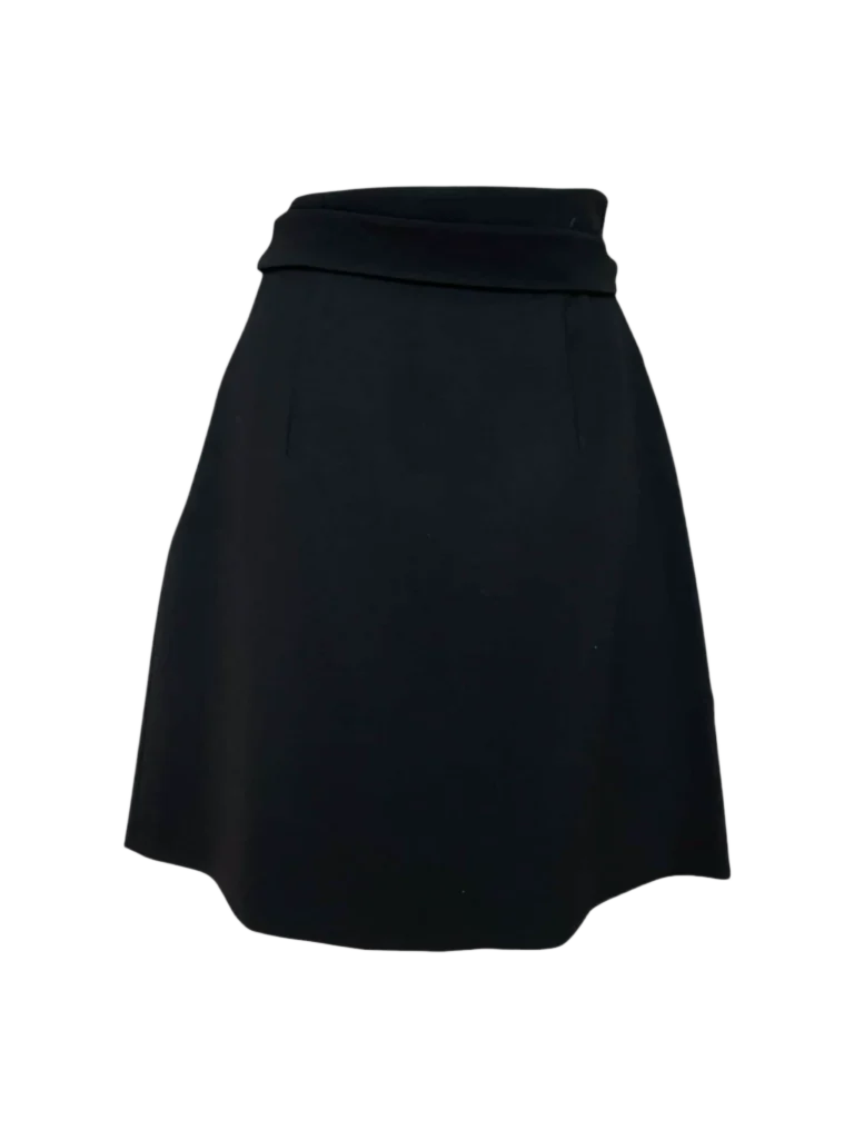 Viscose midi skirt with belt., photo 3 of 4
