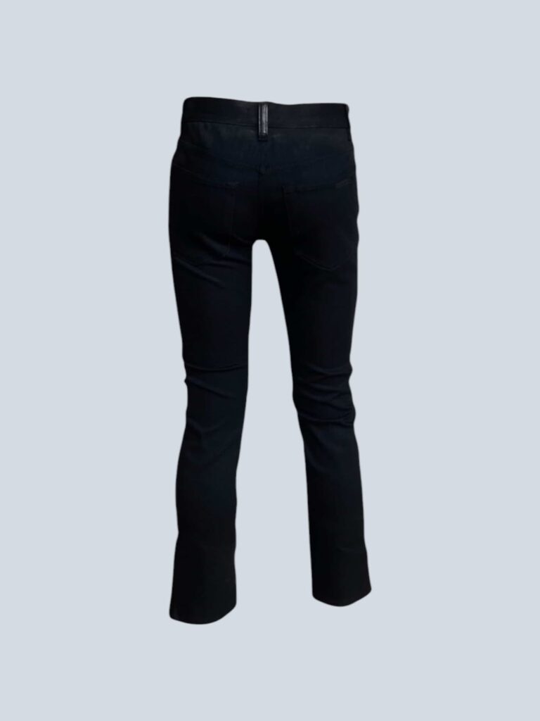 Black straight denim trousers, 28., photo 3 of 4